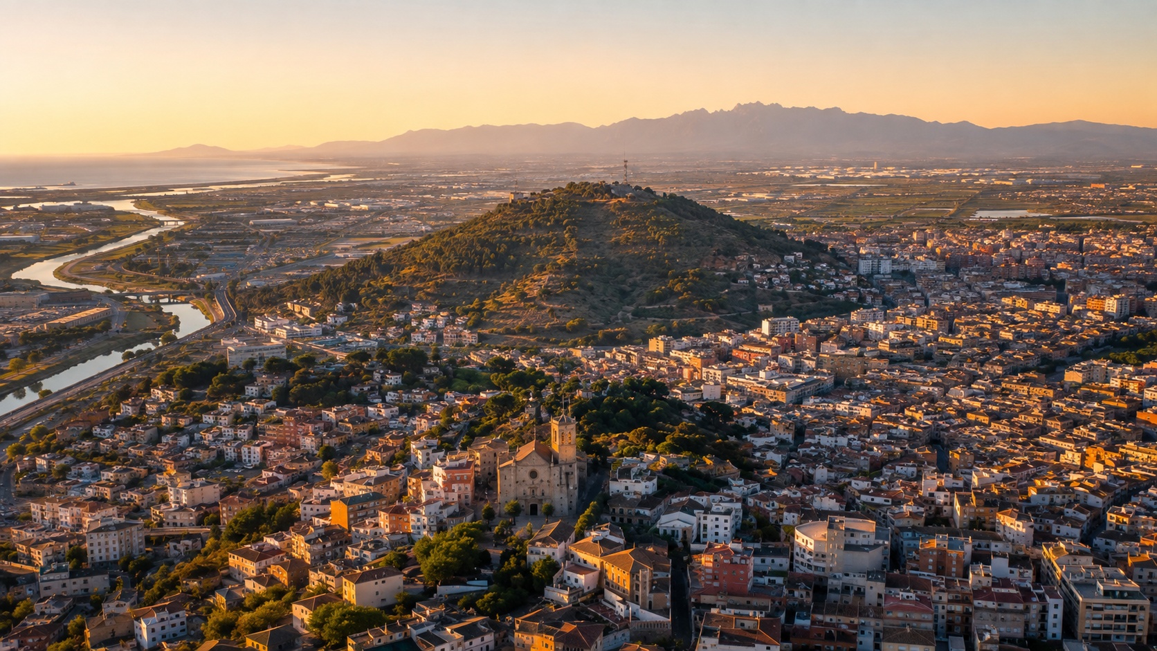 Panoràmica urbana al Baix Llobregat